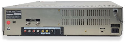 Sony Betamax SL-HF300 rear